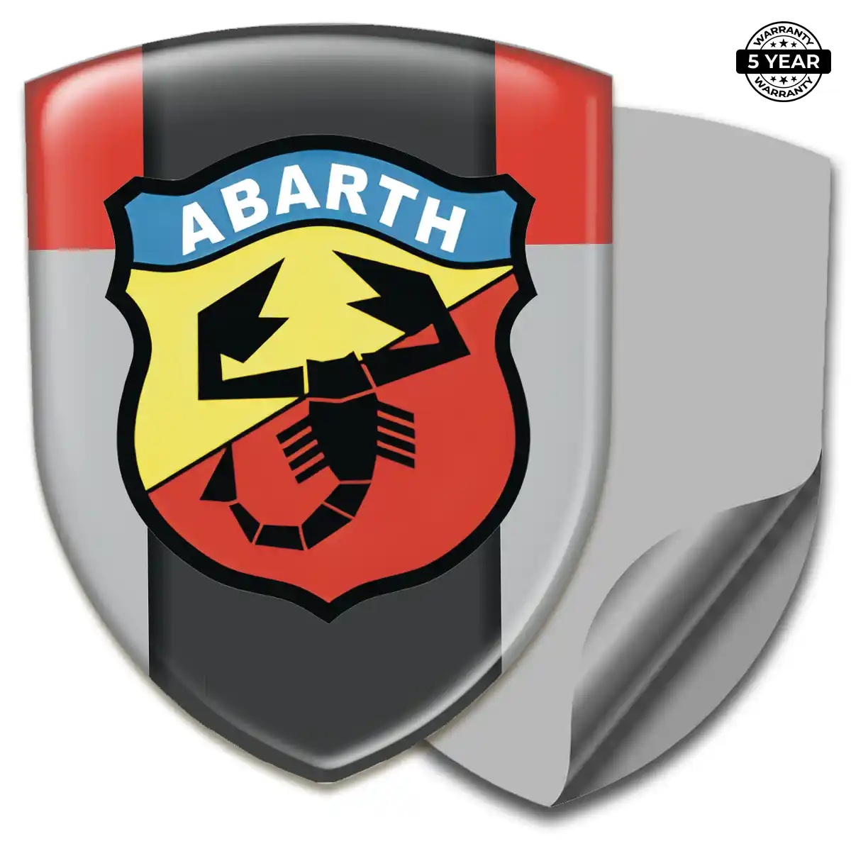 Abarth Domed Decal Outer Style