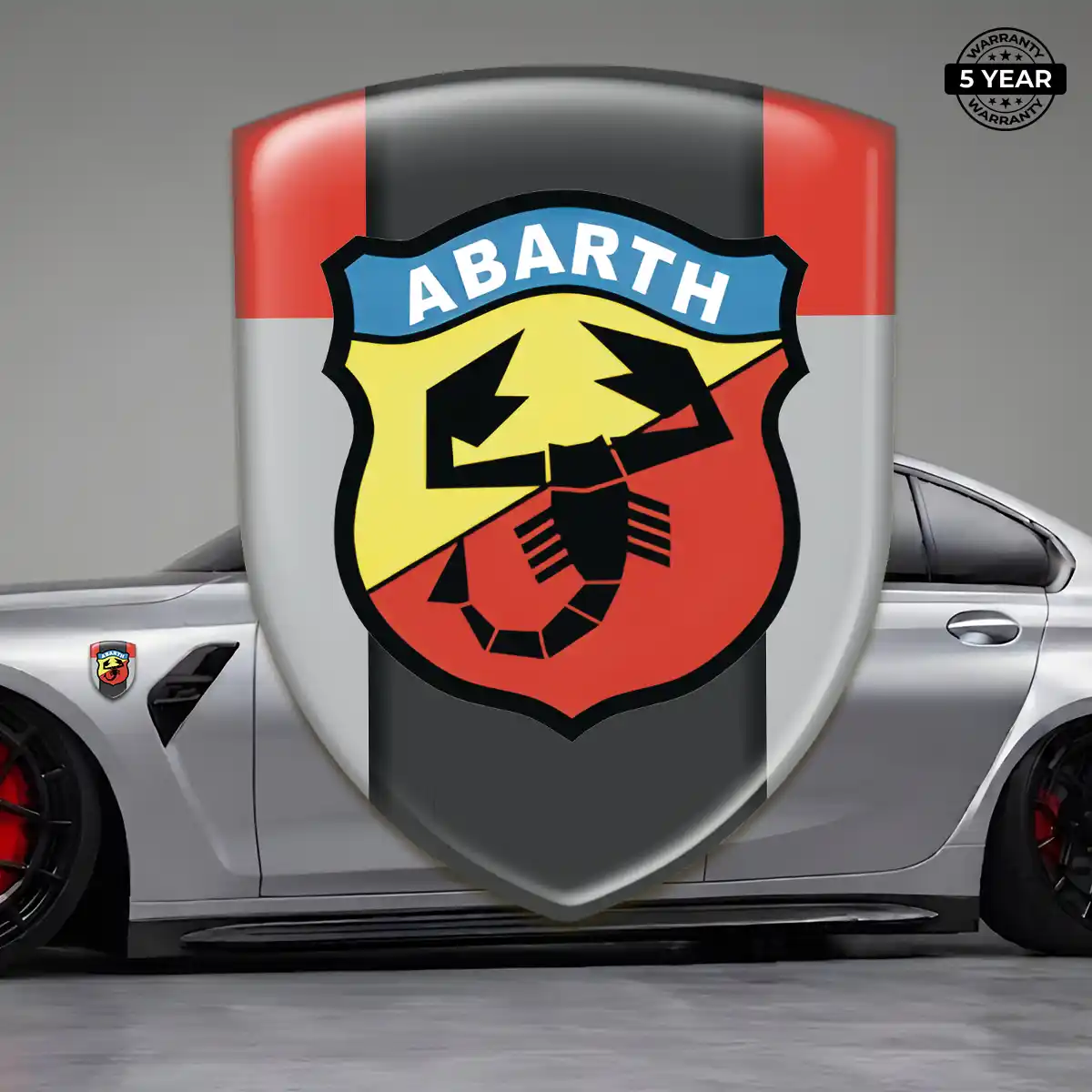 Abarth Domed Decal Outer Style