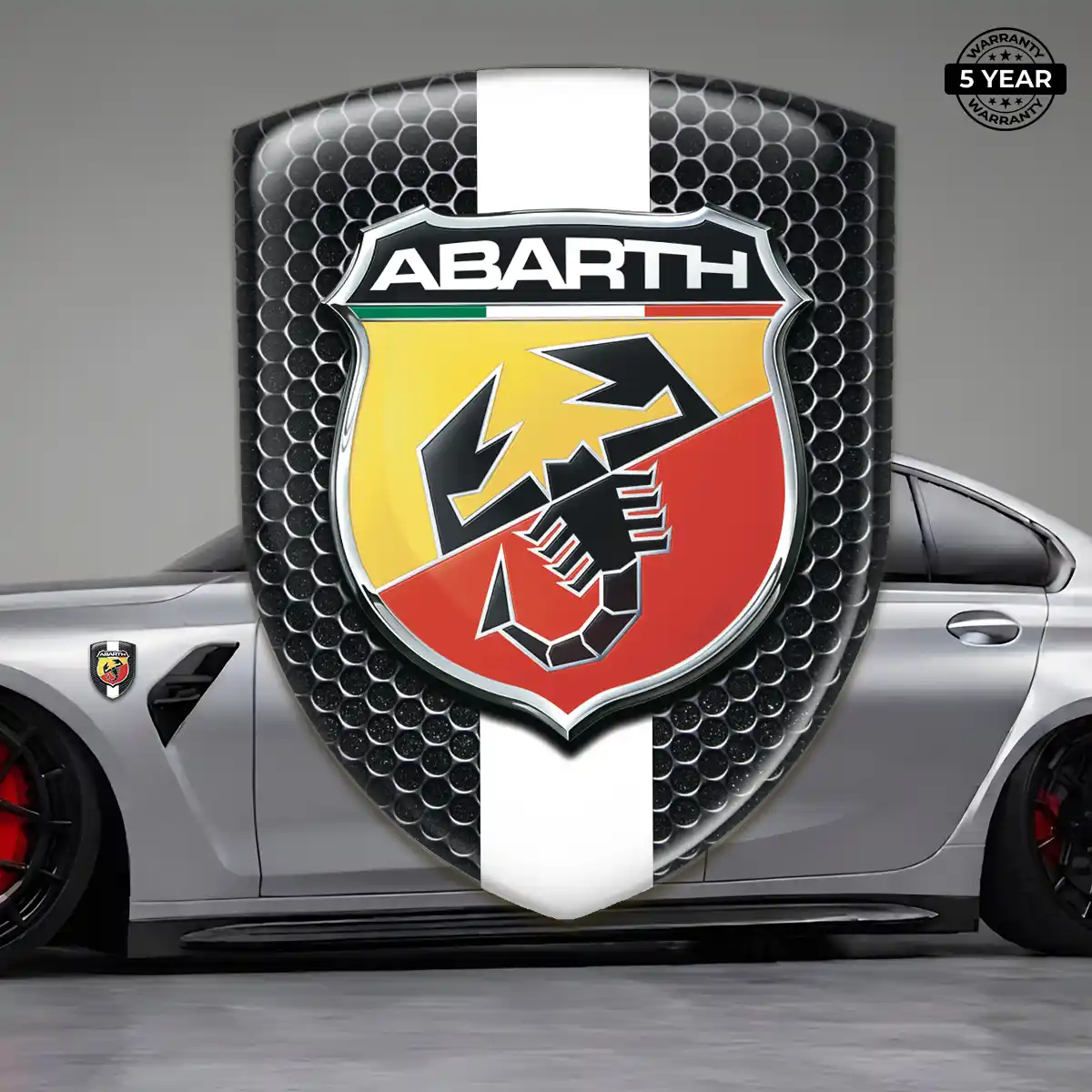 Abarth Domed Decal Performance Style