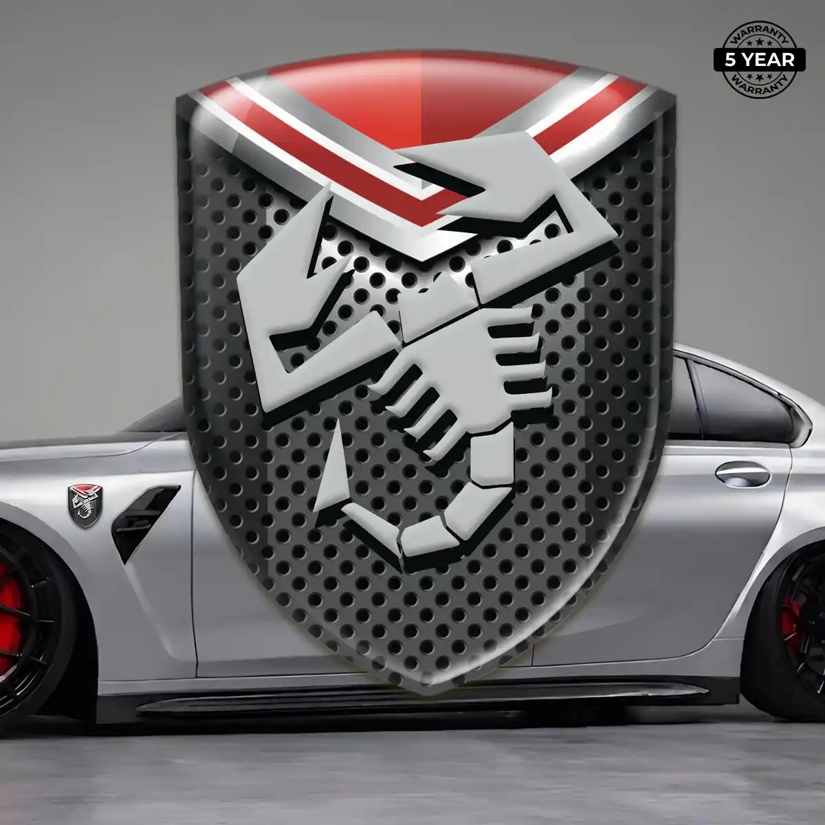 Abarth Domed Decal Premium Dome