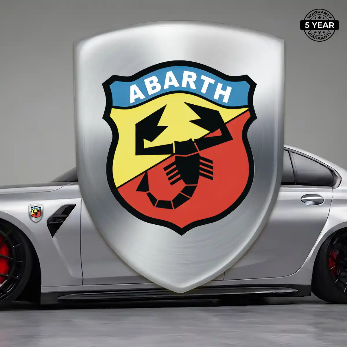 Abarth Domed Decal Resin Luxe