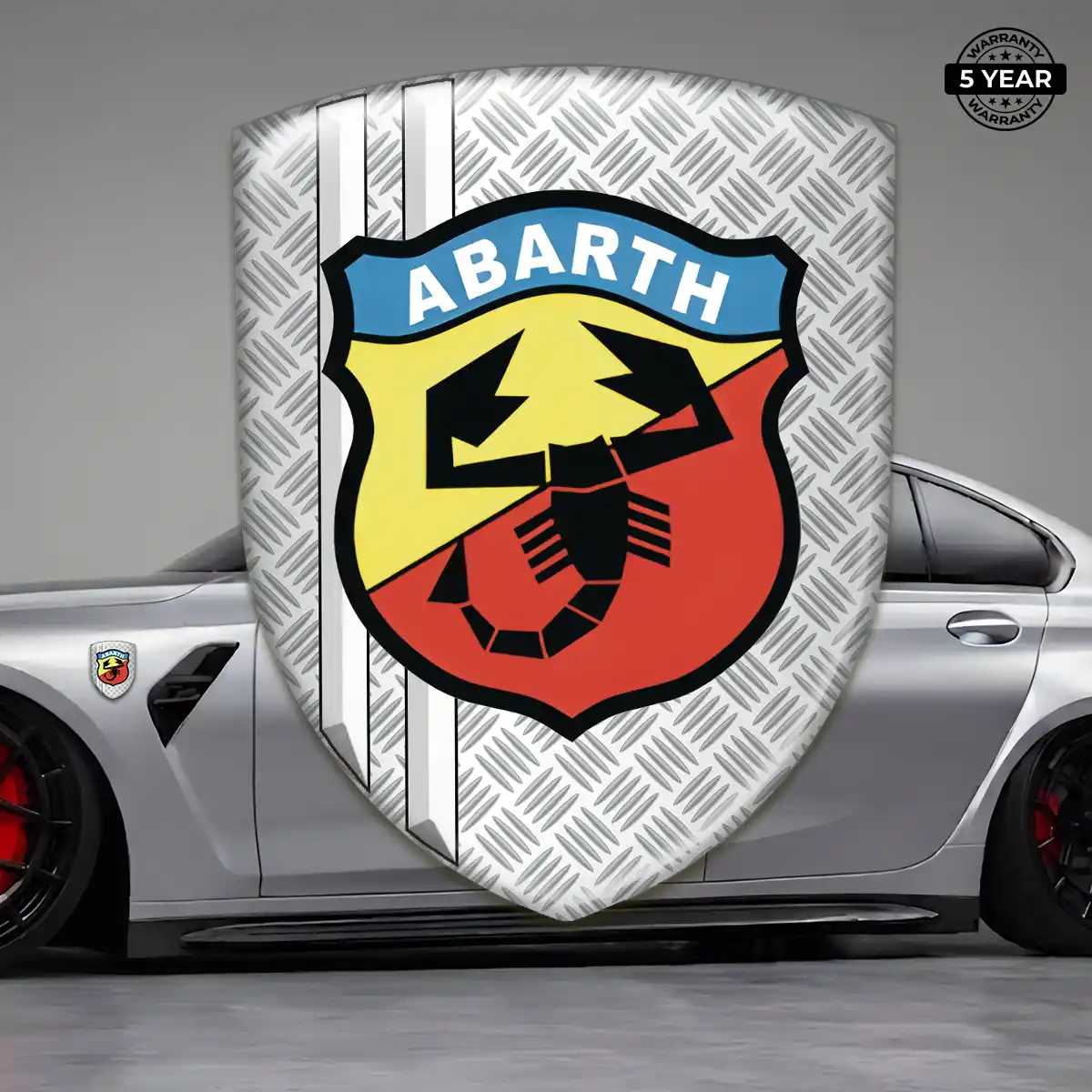 Abarth Domed Decal Sleek Style