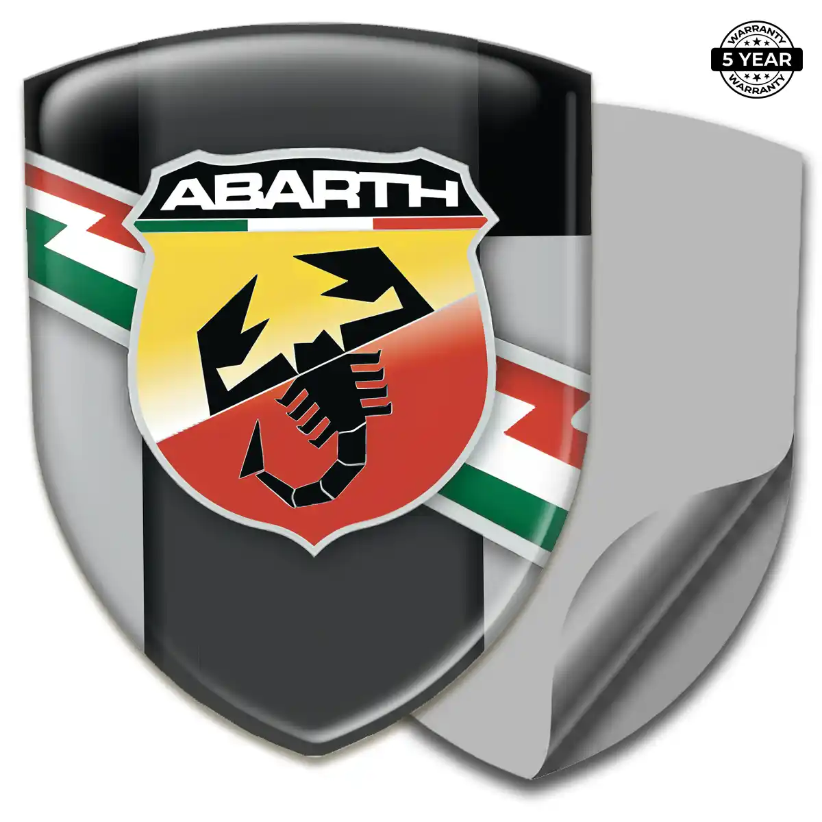 Abarth Domed Emblem Cabin Style