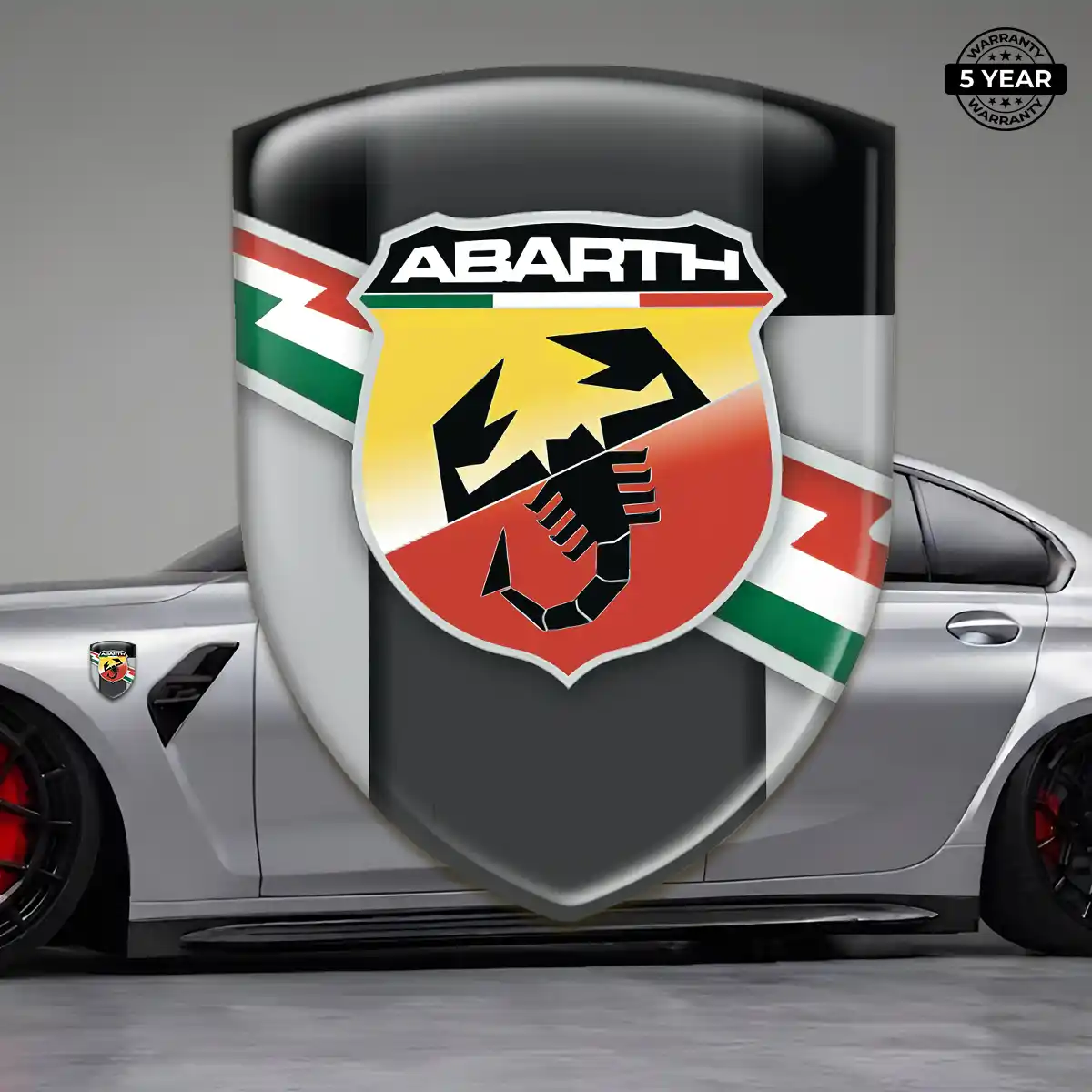 Abarth Domed Emblem Cabin Style