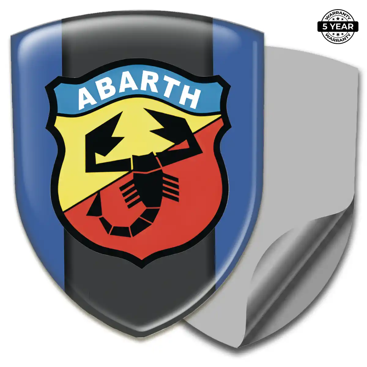Abarth Domed Emblem Elite Finish