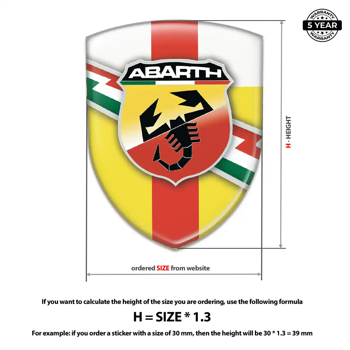Abarth Domed Emblem Noble Edition