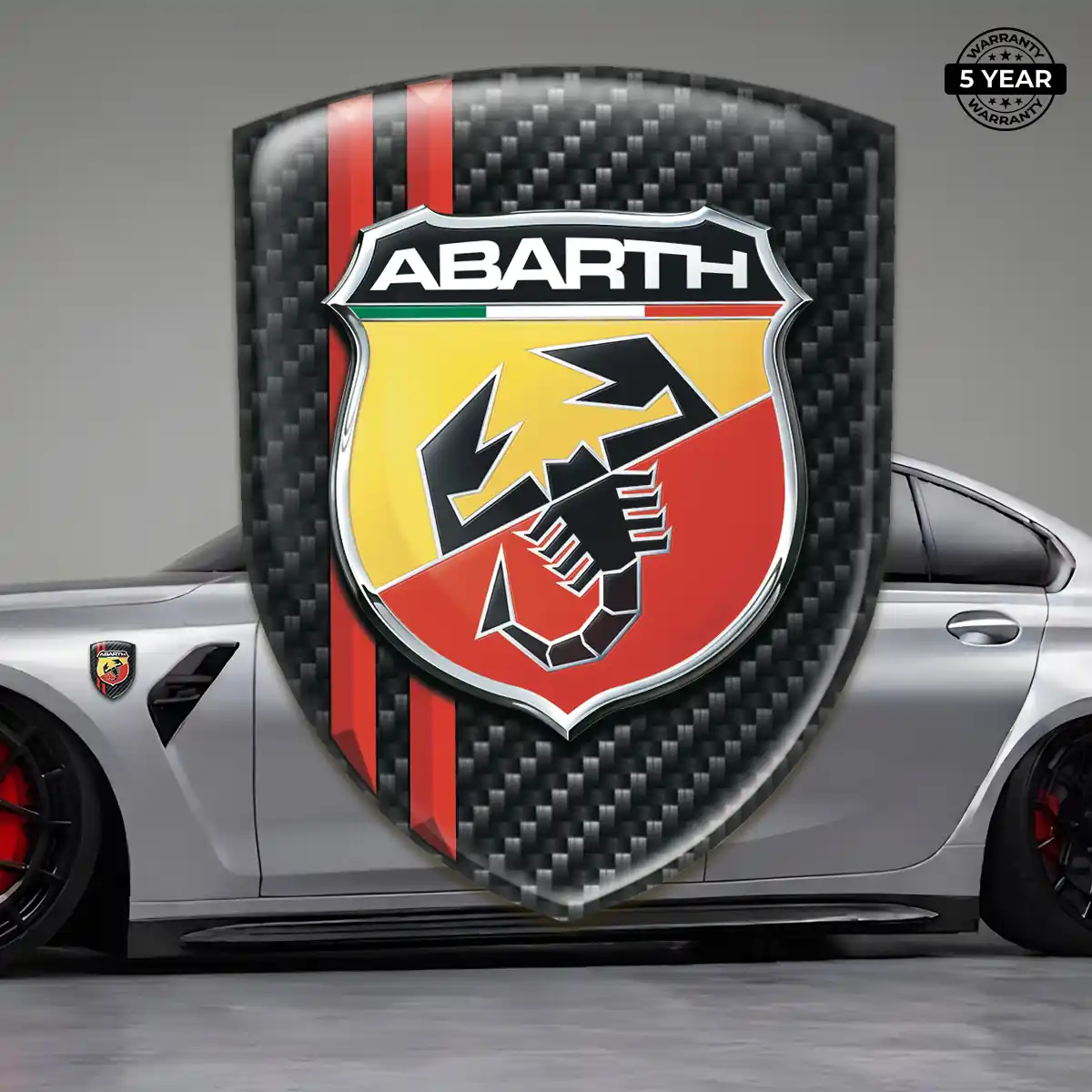Abarth Domed Emblem Outer Style