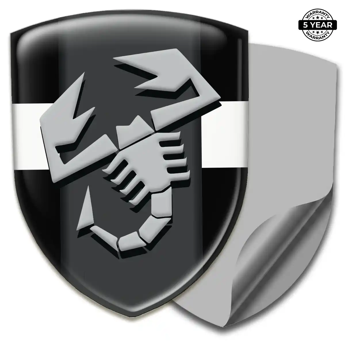 Abarth Domed Emblem Premium Dome