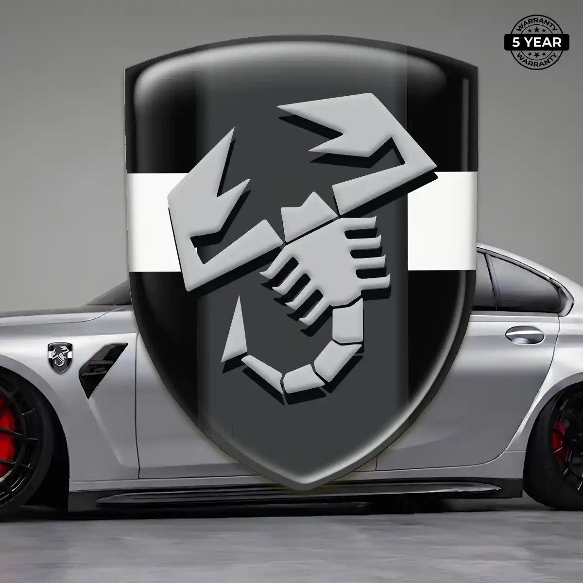 Abarth Domed Emblem Premium Dome