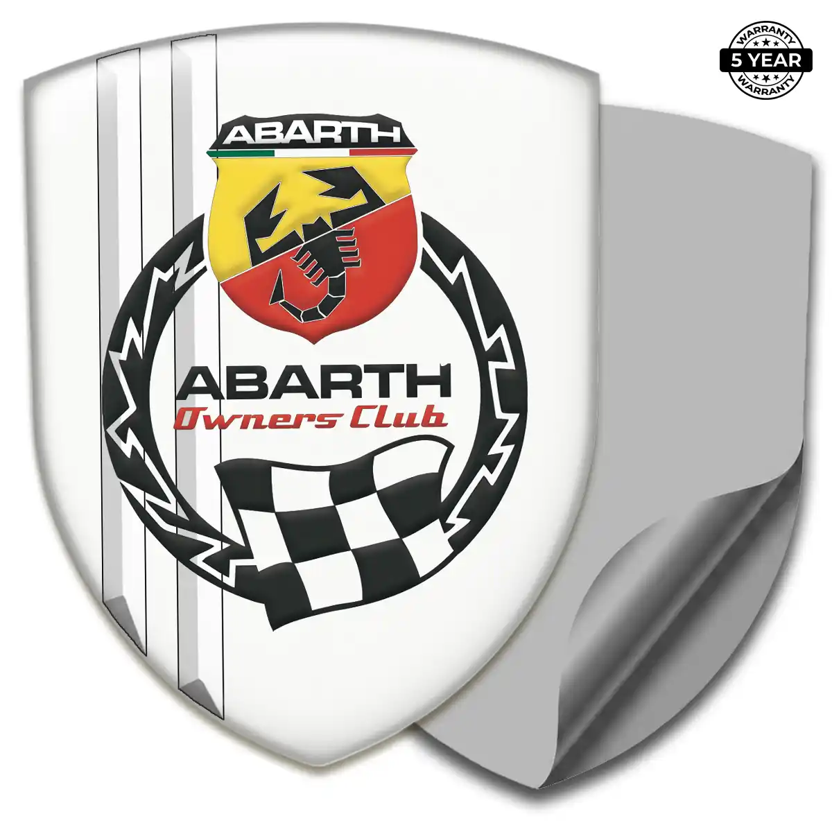 Abarth Domed Emblem Prime Quality
