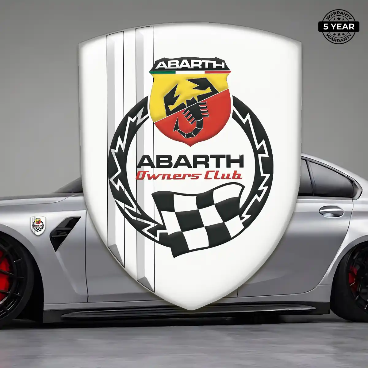 Abarth Domed Emblem Prime Quality