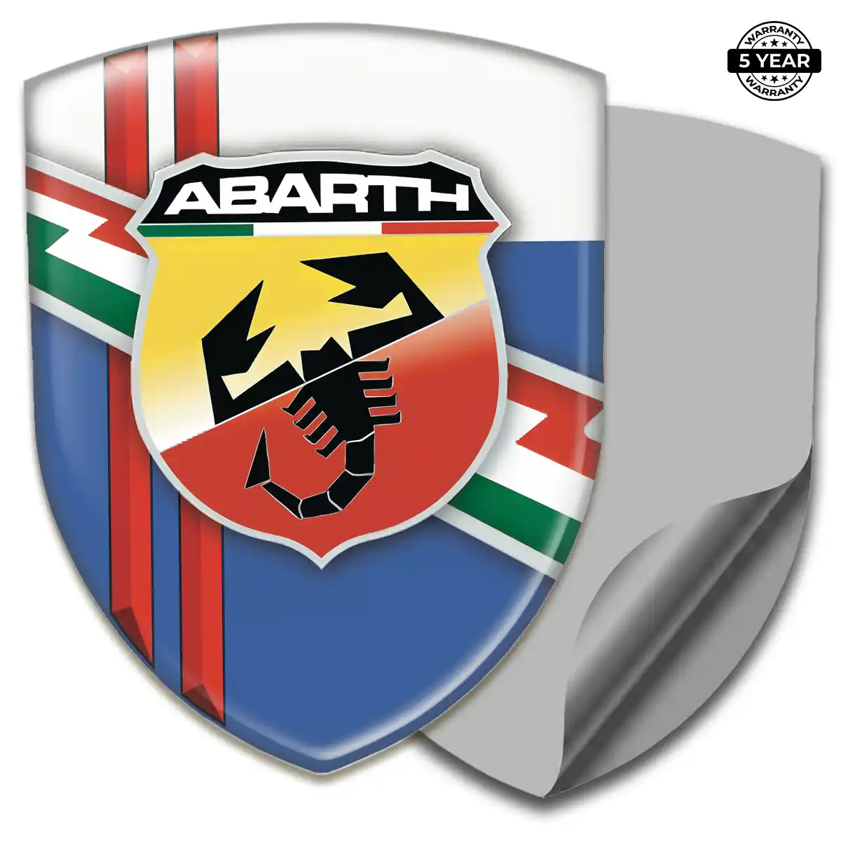 Abarth Domed Emblem Refined Design