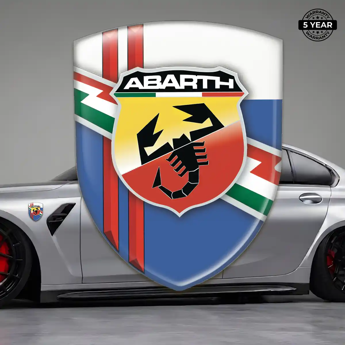Abarth Domed Emblem Refined Design