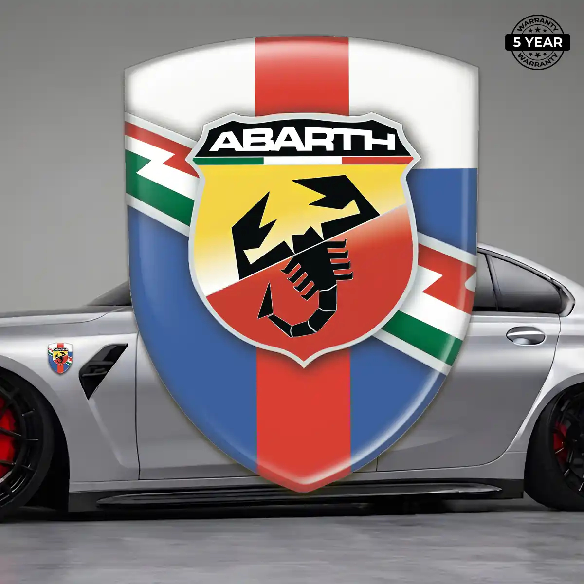 Abarth Domed Emblem Resin Elite