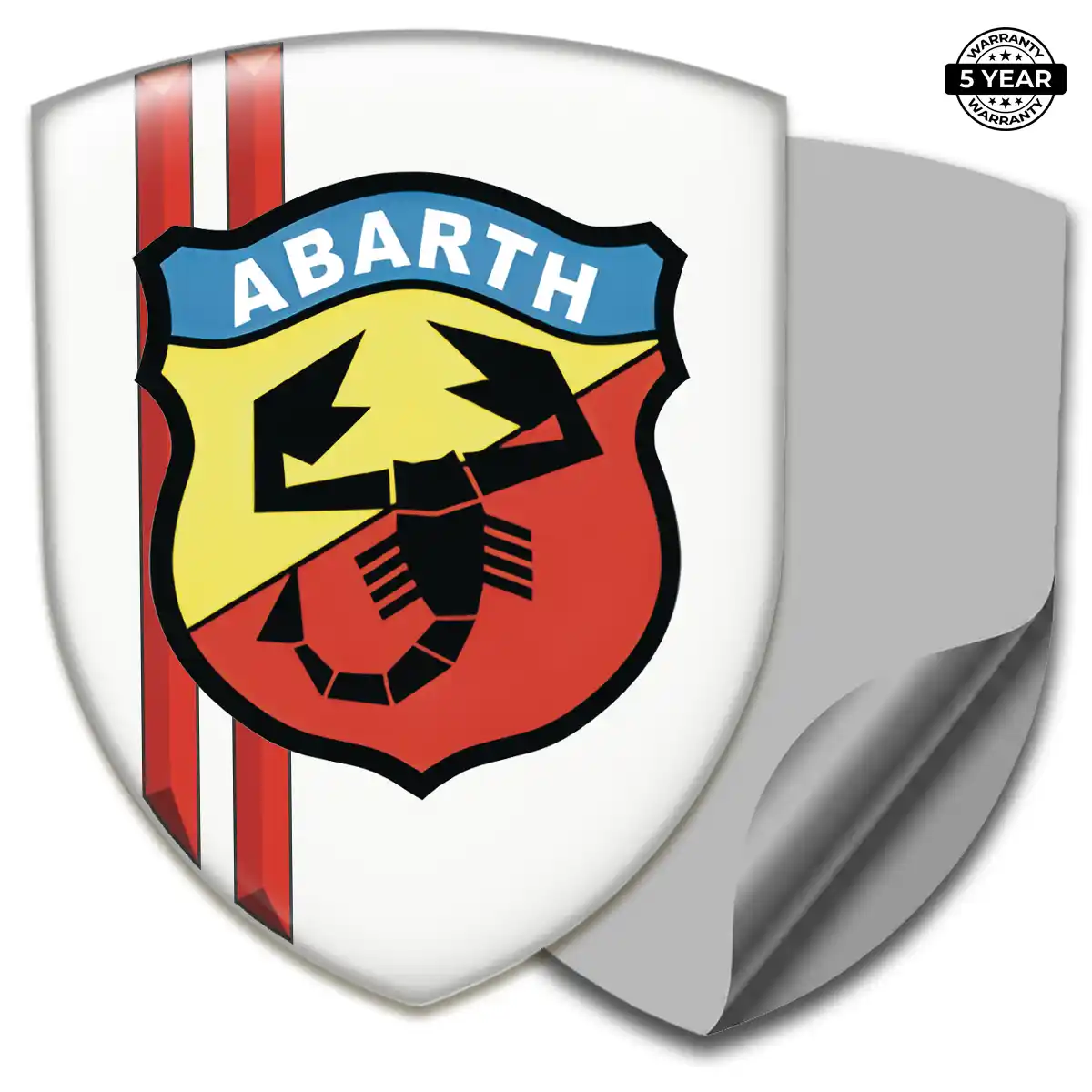 Abarth Domed Emblem Resin Luxe