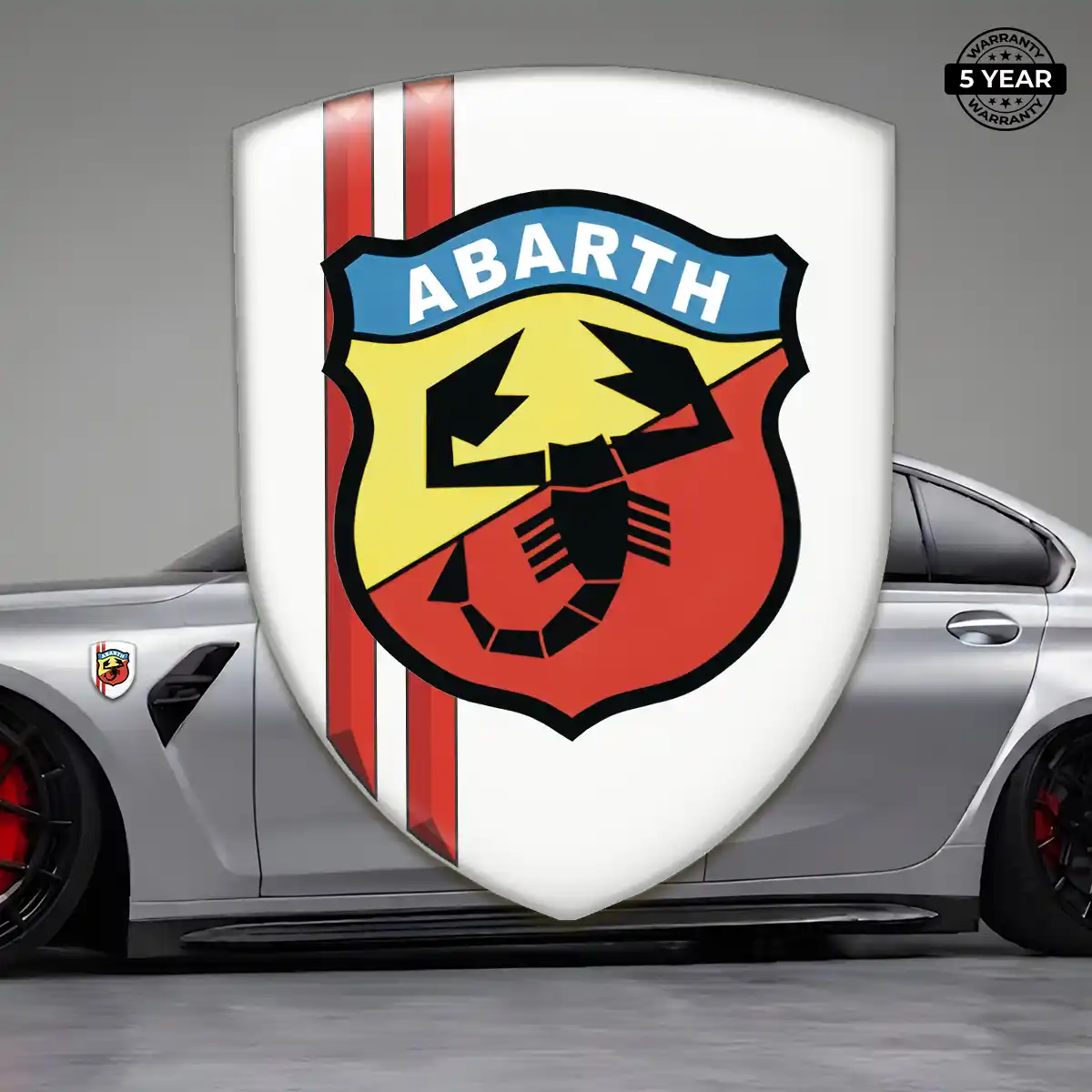 Abarth Domed Emblem Resin Luxe
