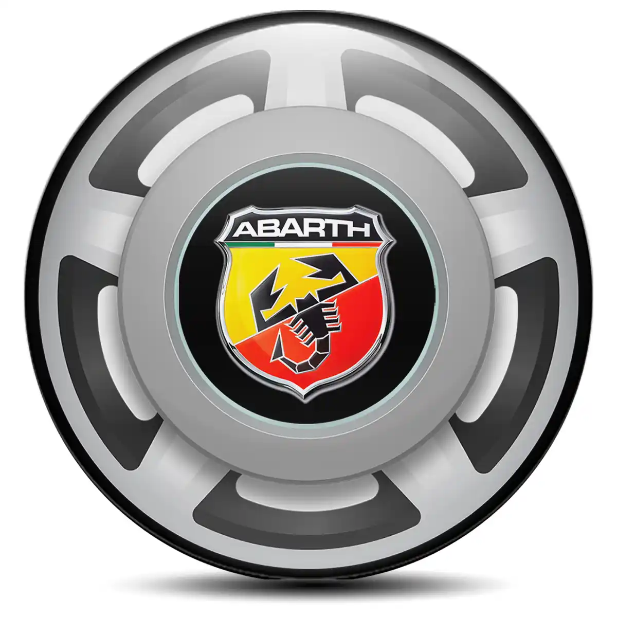 Abarth Domed Emblem Self-Adhesive Premium Quality