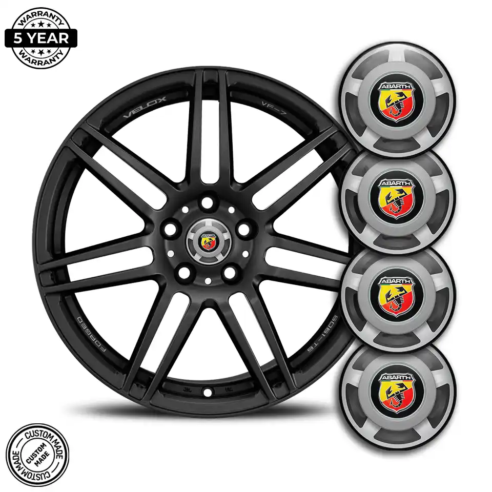 Abarth Domed Emblem Self-Adhesive Premium Quality
