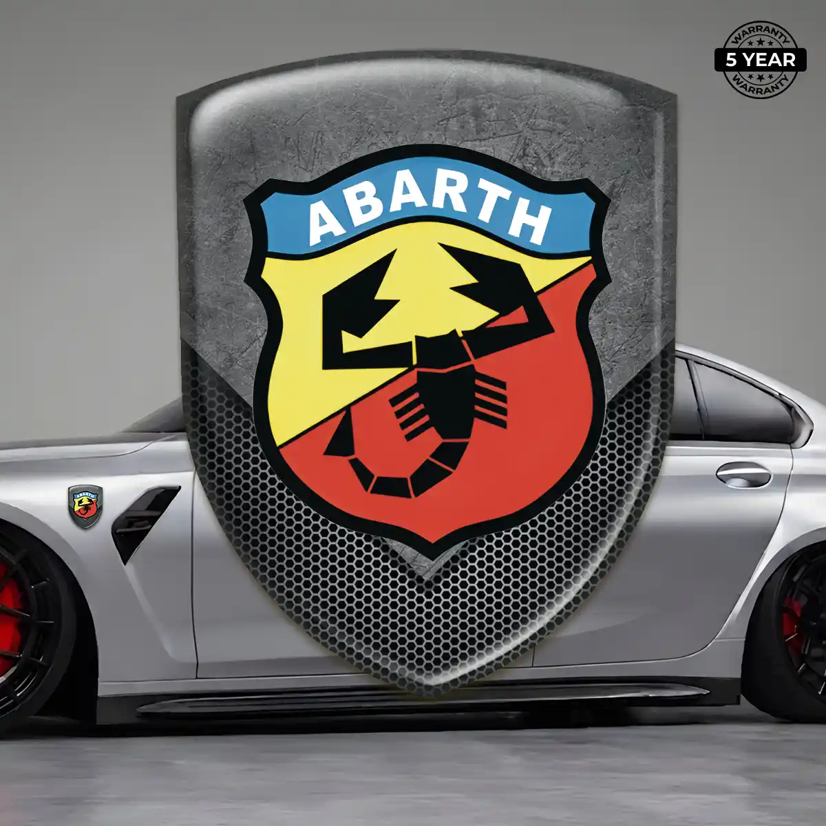 Abarth Domed Emblem Sleek Style