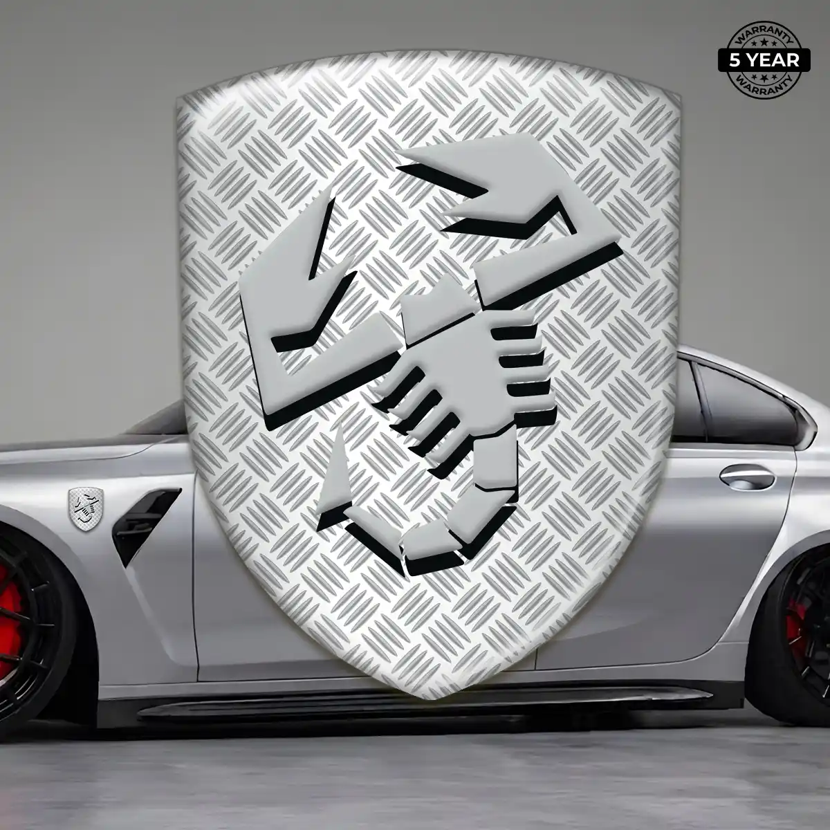 Abarth Domed Logo Decal Exterior Luxe
