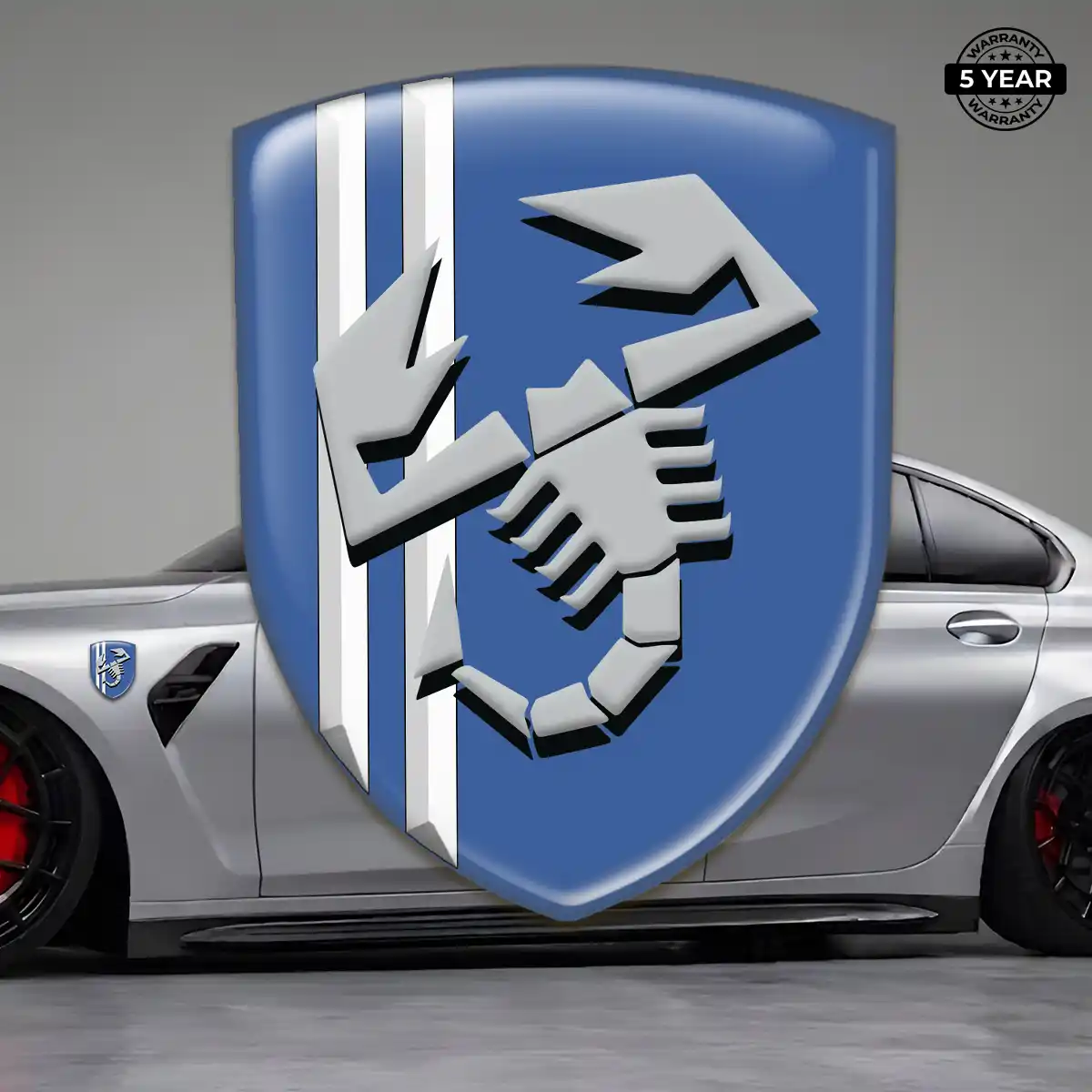 Abarth Domed Logo Decal Interior Luxe