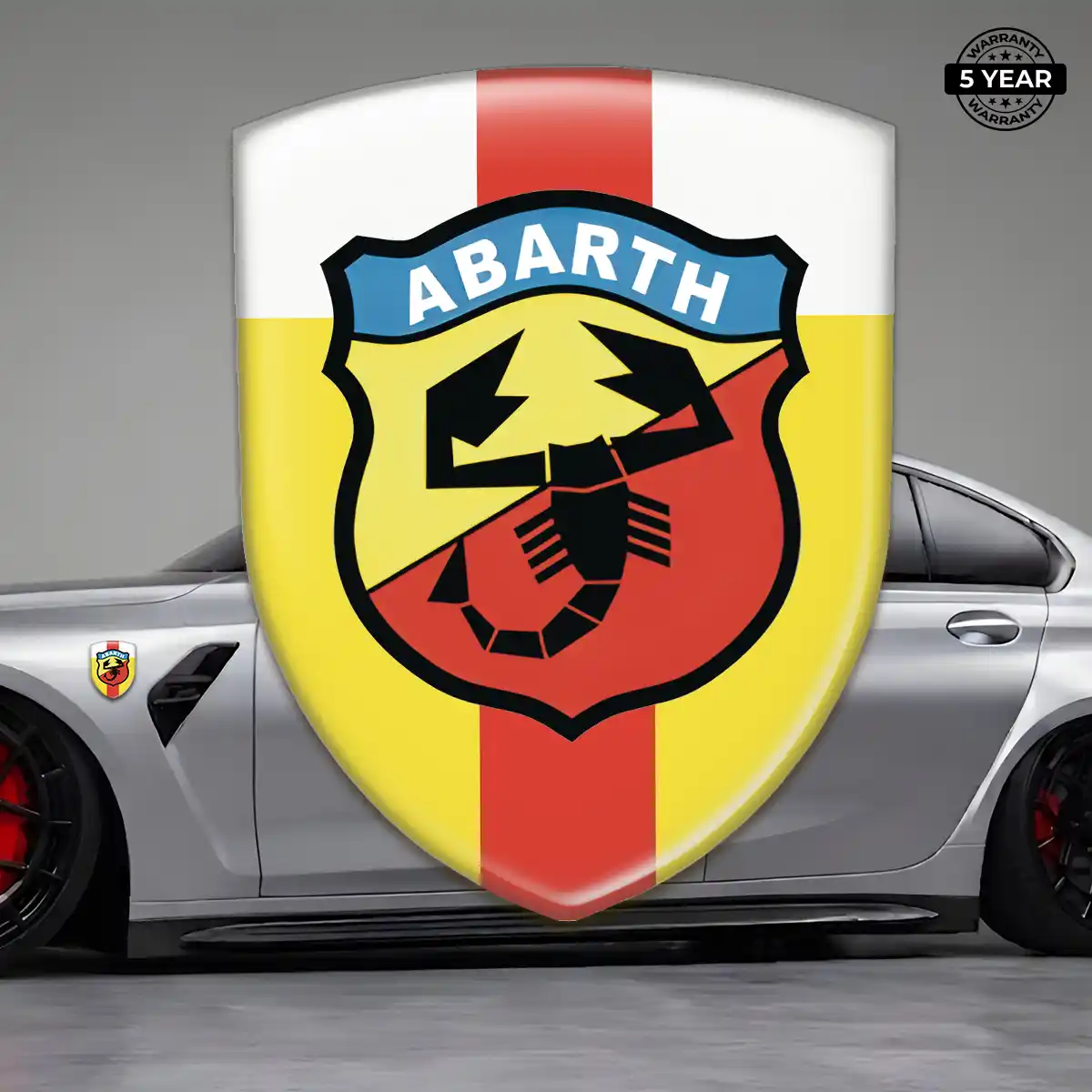 Abarth Domed Logo Decal Noble Edition