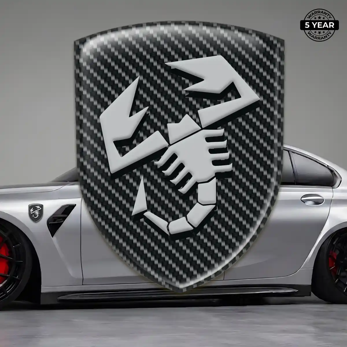 Abarth Domed Logo Decal Opulent Line
