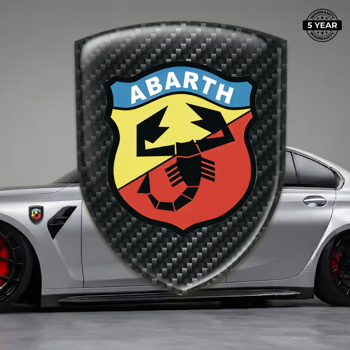Abarth Domed Logo Decal Prestige Line