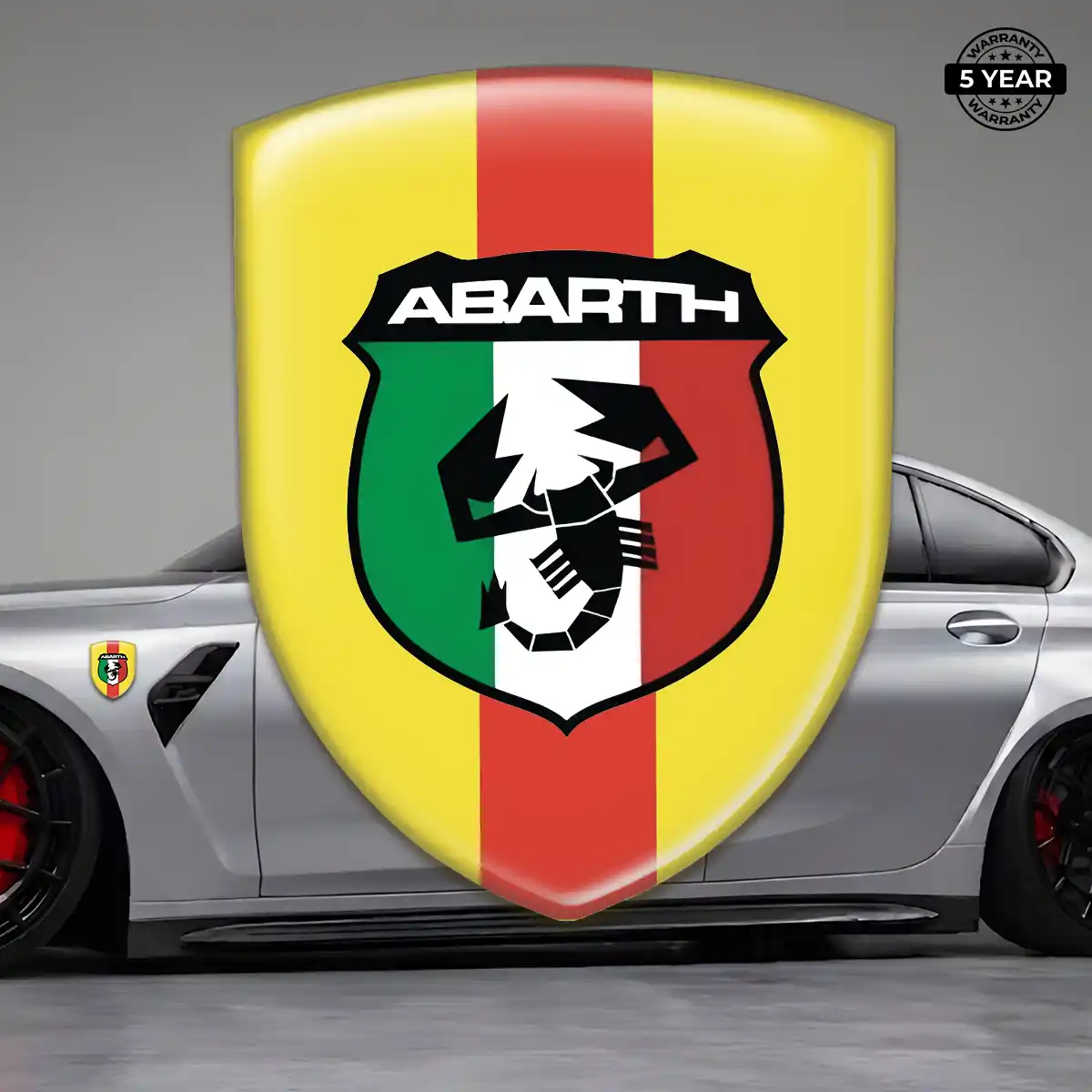 Abarth Domed Logo Decal Signature Grade