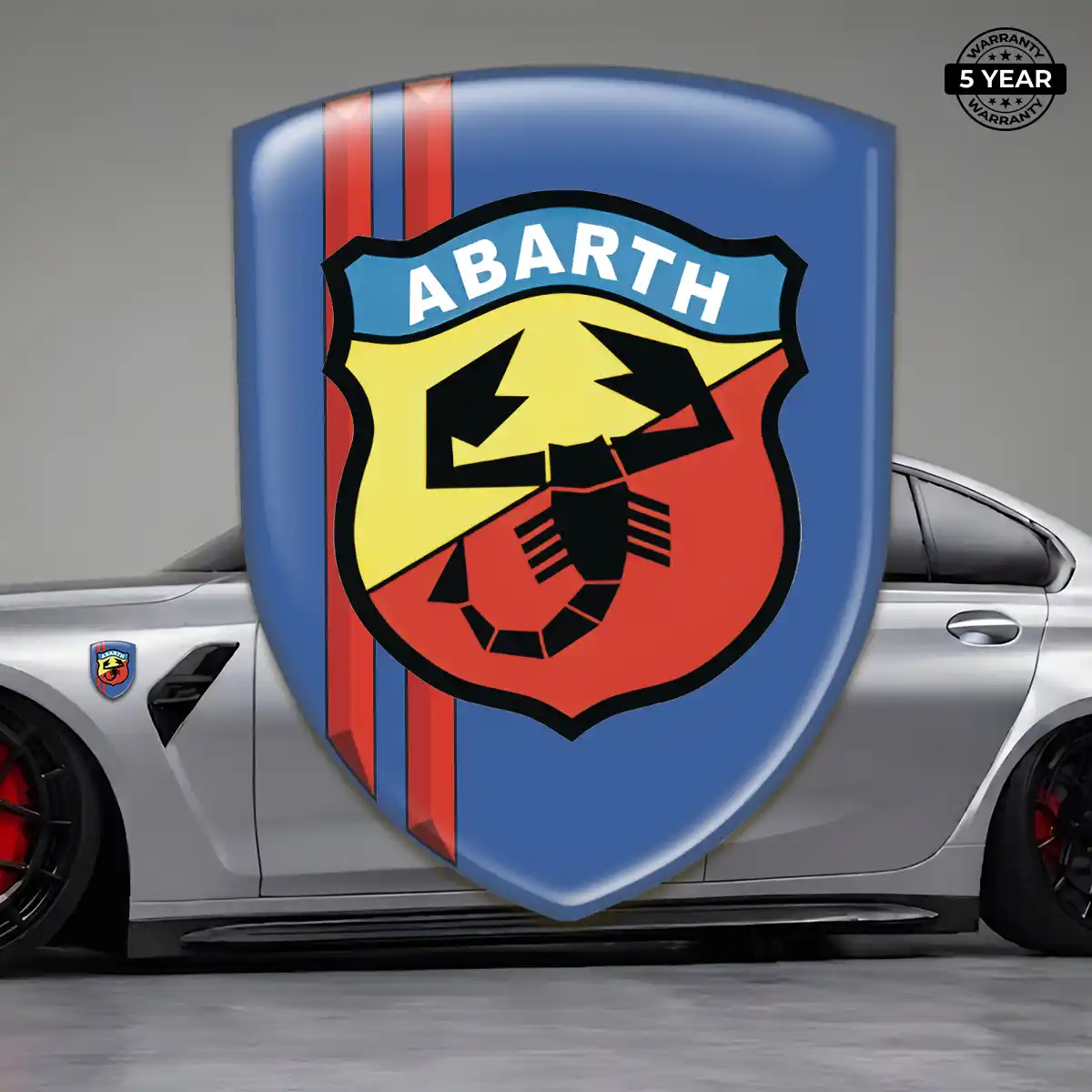 Abarth Domed Logo Decal Superior Craft