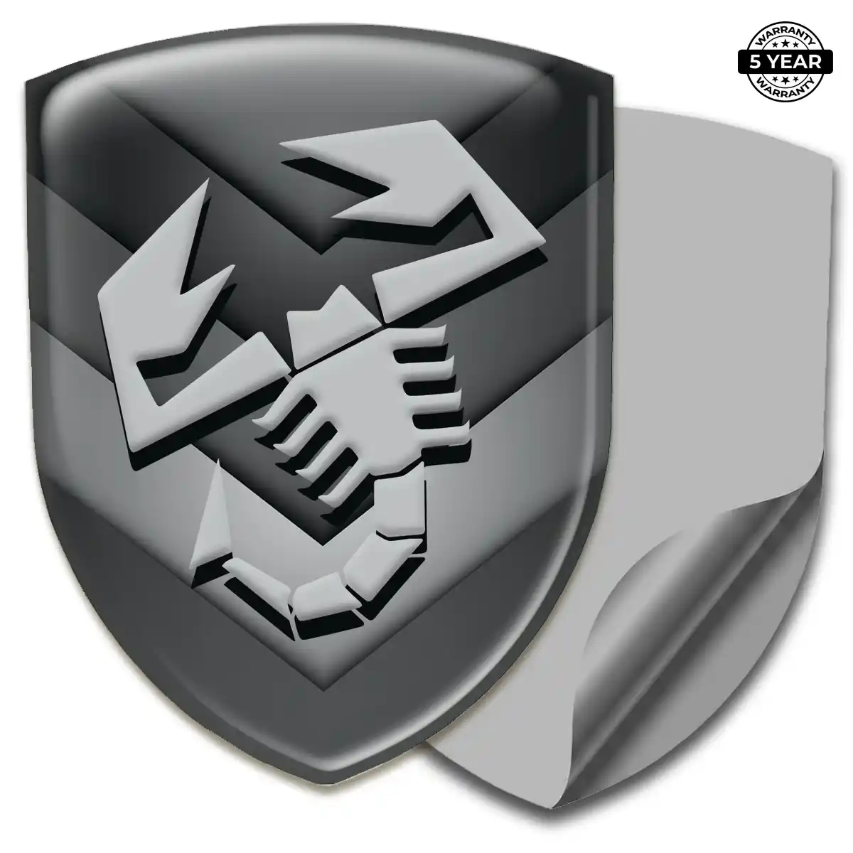 Abarth Domed Logo Sticker Deluxe Edition