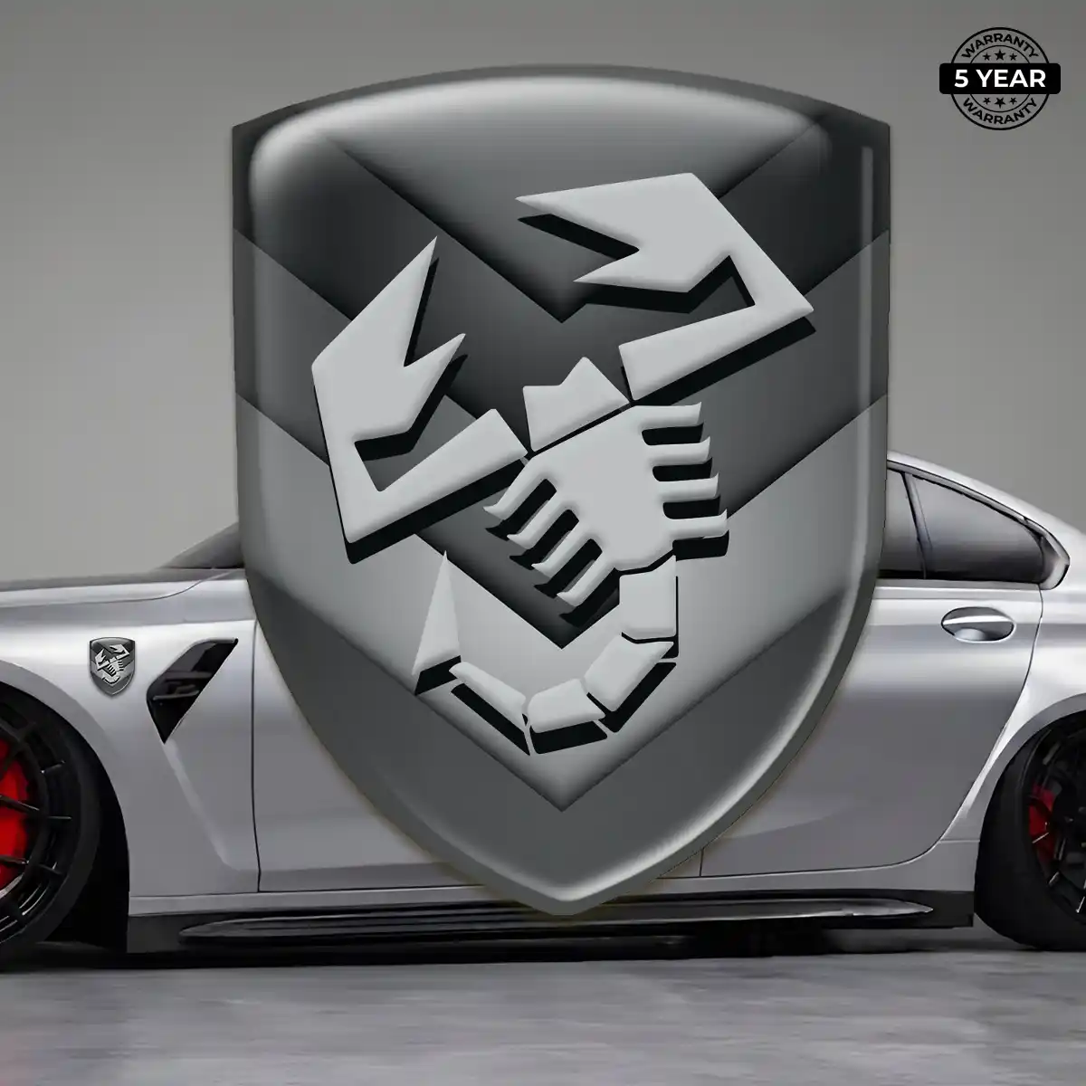 Abarth Domed Logo Sticker Deluxe Edition