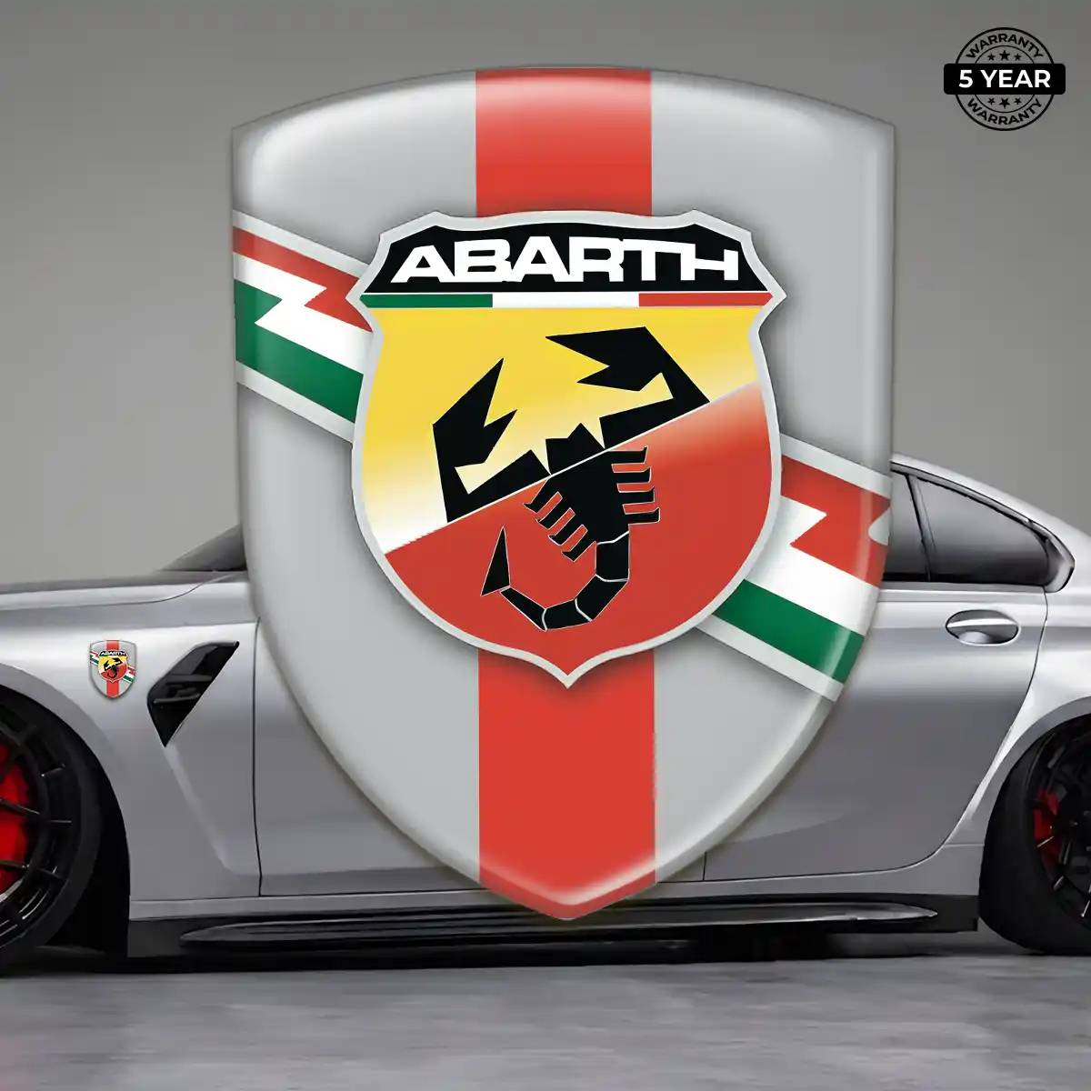 Abarth Domed Logo Sticker Elite Edition