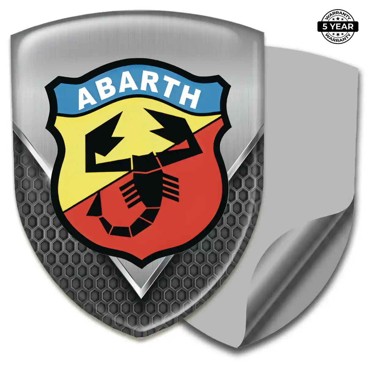 Abarth Domed Logo Sticker Elite Finish