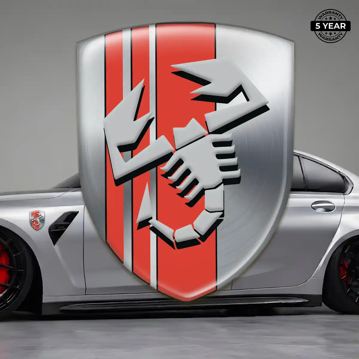 Abarth Domed Logo Sticker Exclusive Series