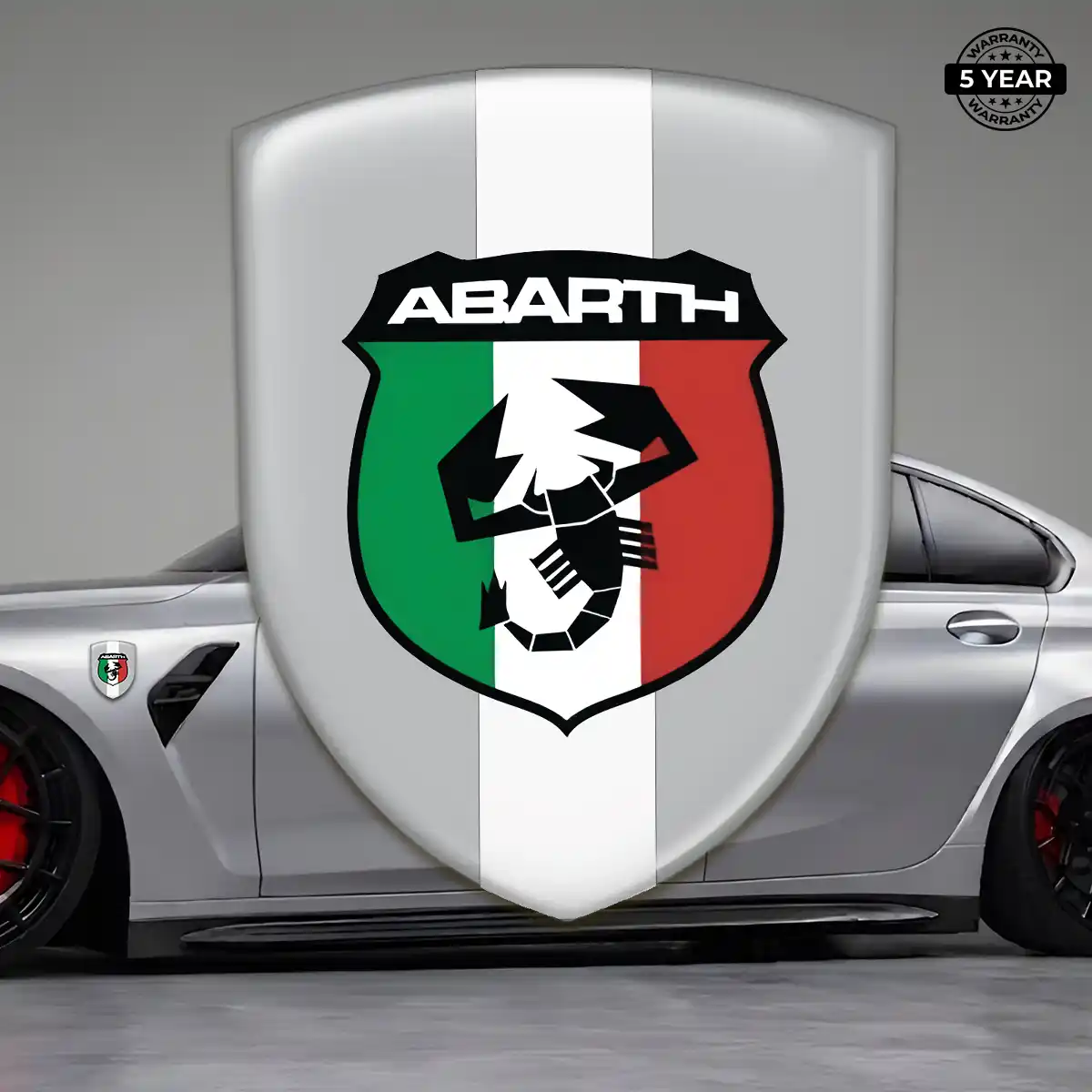 Abarth Domed Logo Sticker Noble Edition