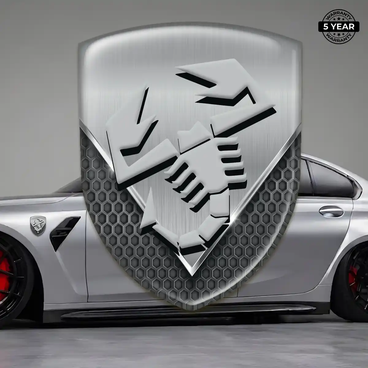 Abarth Domed Logo Sticker Prestige Line