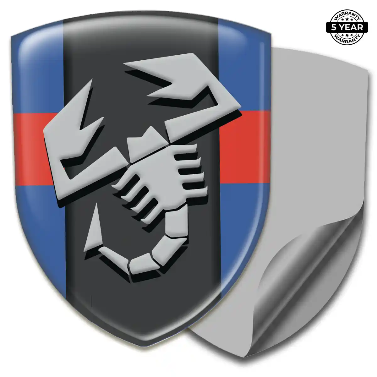 Abarth Domed Logo Sticker Prime Quality
