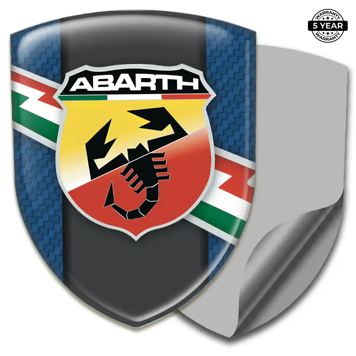 Abarth Domed Logo Sticker Superior Craft