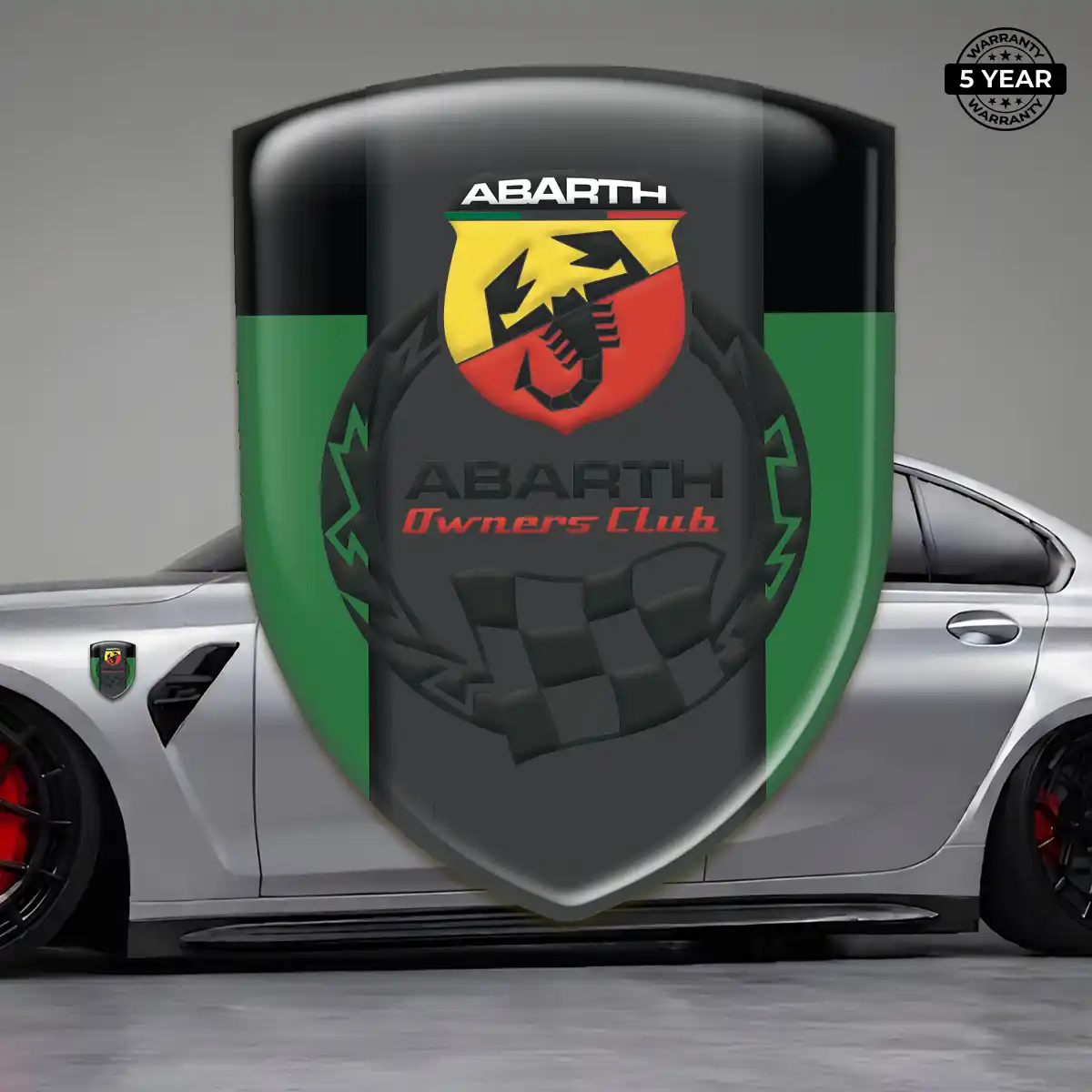 Abarth Emblem Badge Auto Tuning