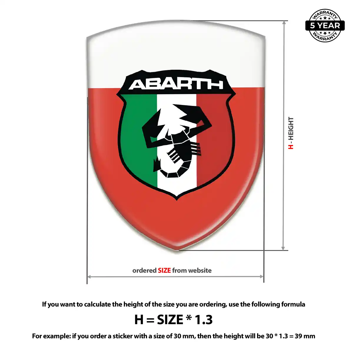 Abarth Emblem Badge Elite Edition