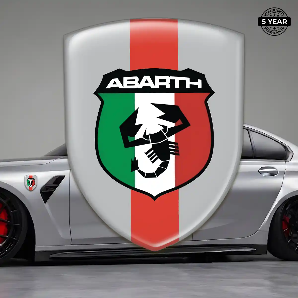 Abarth Emblem Badge Elite Finish