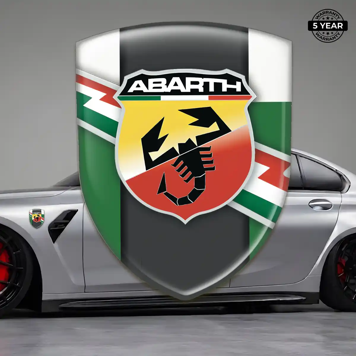Abarth Emblem Badge Exterior Luxe