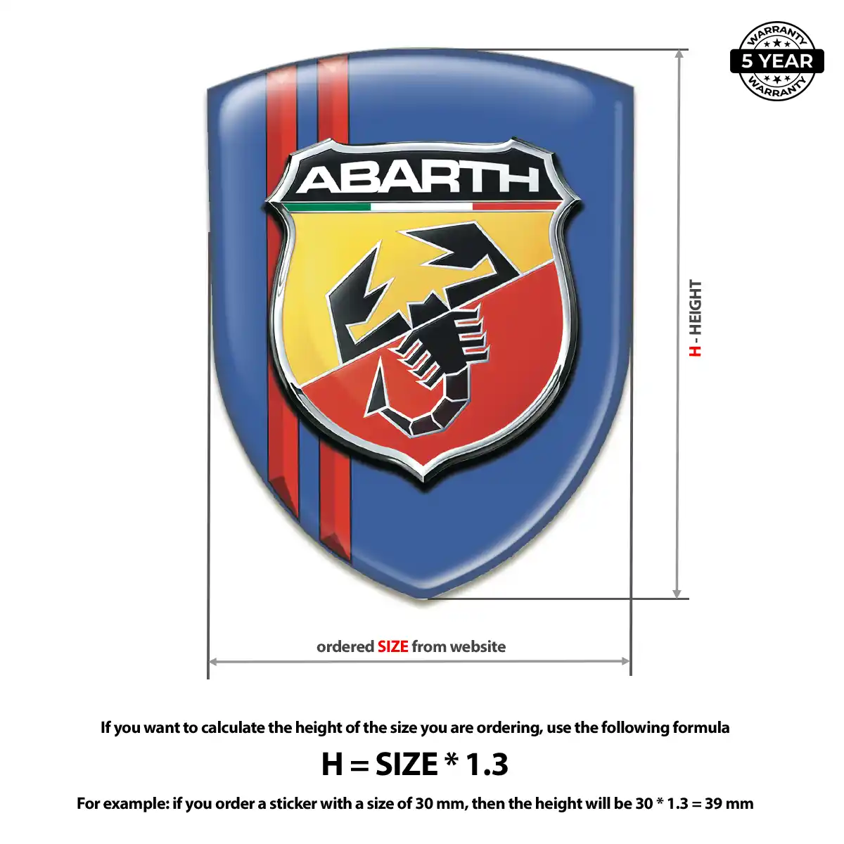 Abarth Emblem Badge Interior Elegance