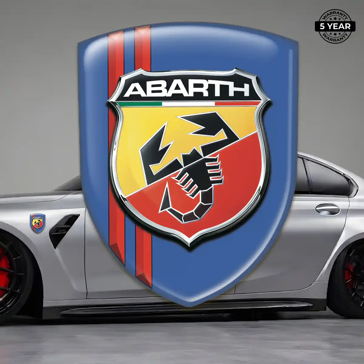 Abarth Emblem Badge Interior Elegance