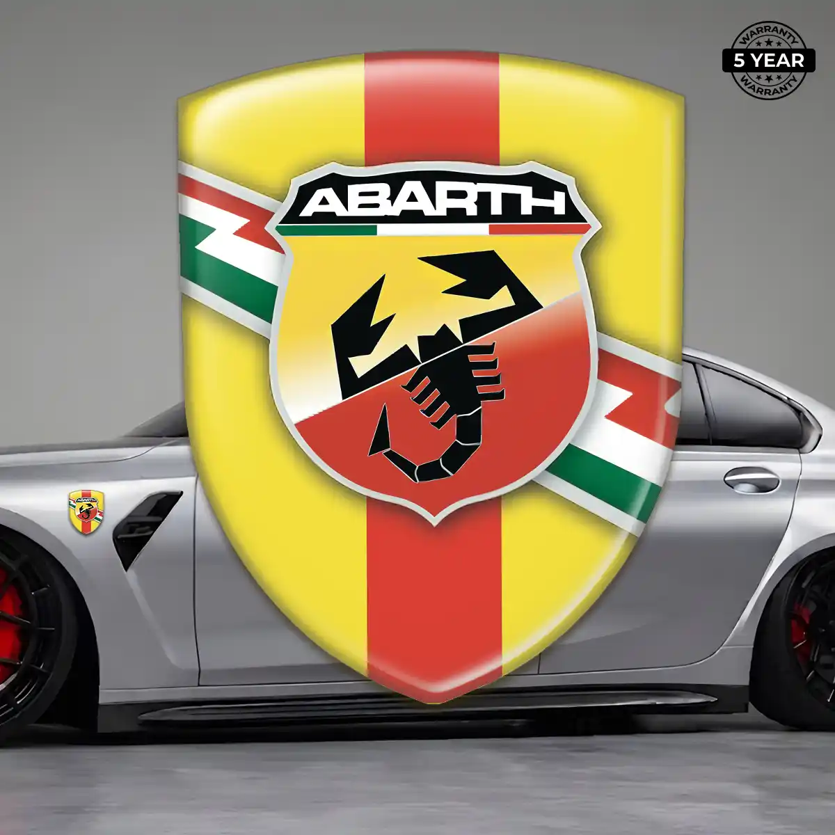 Abarth Emblem Badge Logo Deluxe Edition