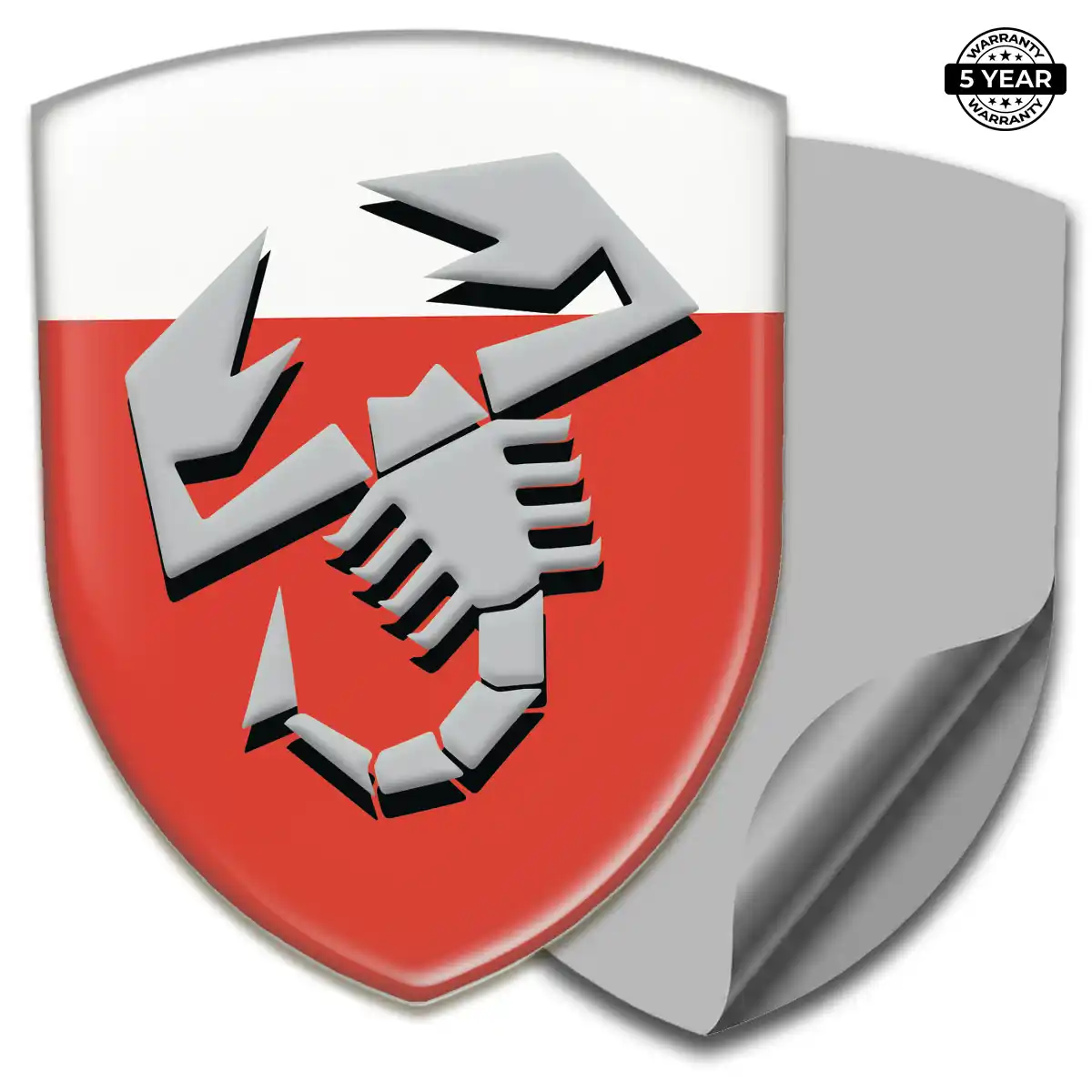Abarth Emblem Badge Logo Elite Finish