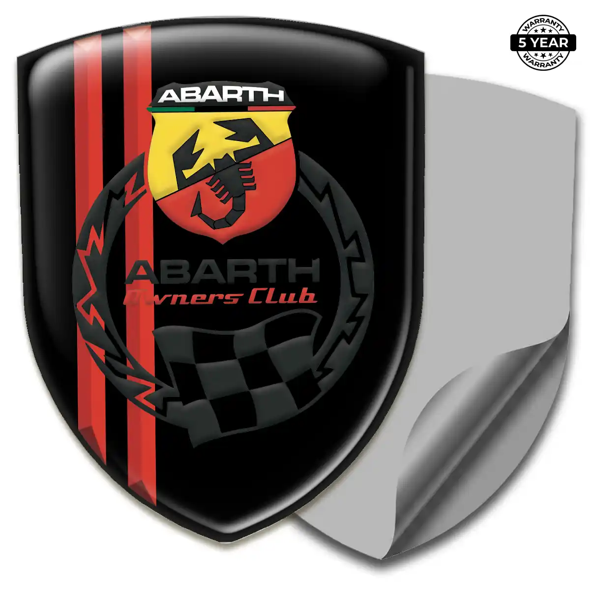 Abarth Emblem Badge Logo Exterior Luxe