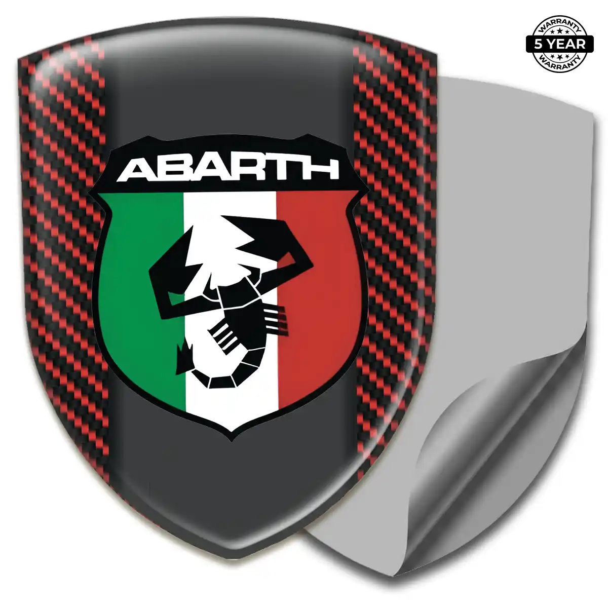 Abarth Emblem Badge Logo Interior Luxe