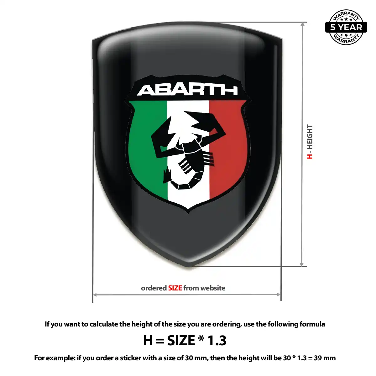 Abarth Emblem Badge Logo Noble Edition